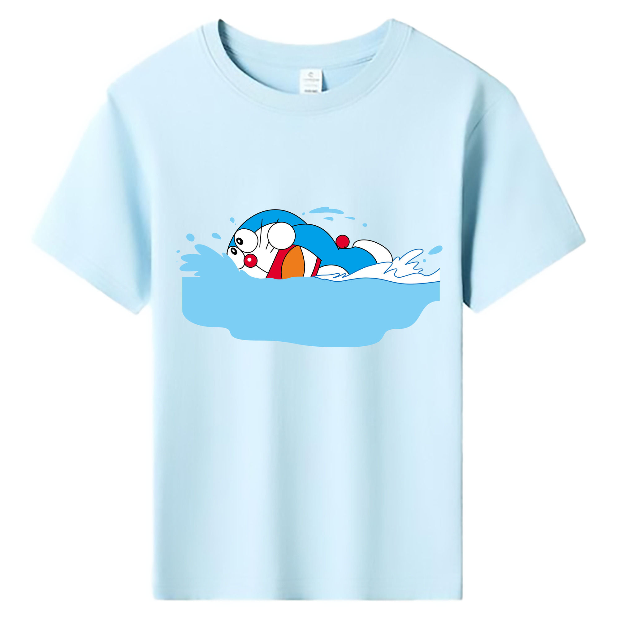 （画像用） ドラえもん Doraemon 綿100％キッズTシャツ（フロントプリント）